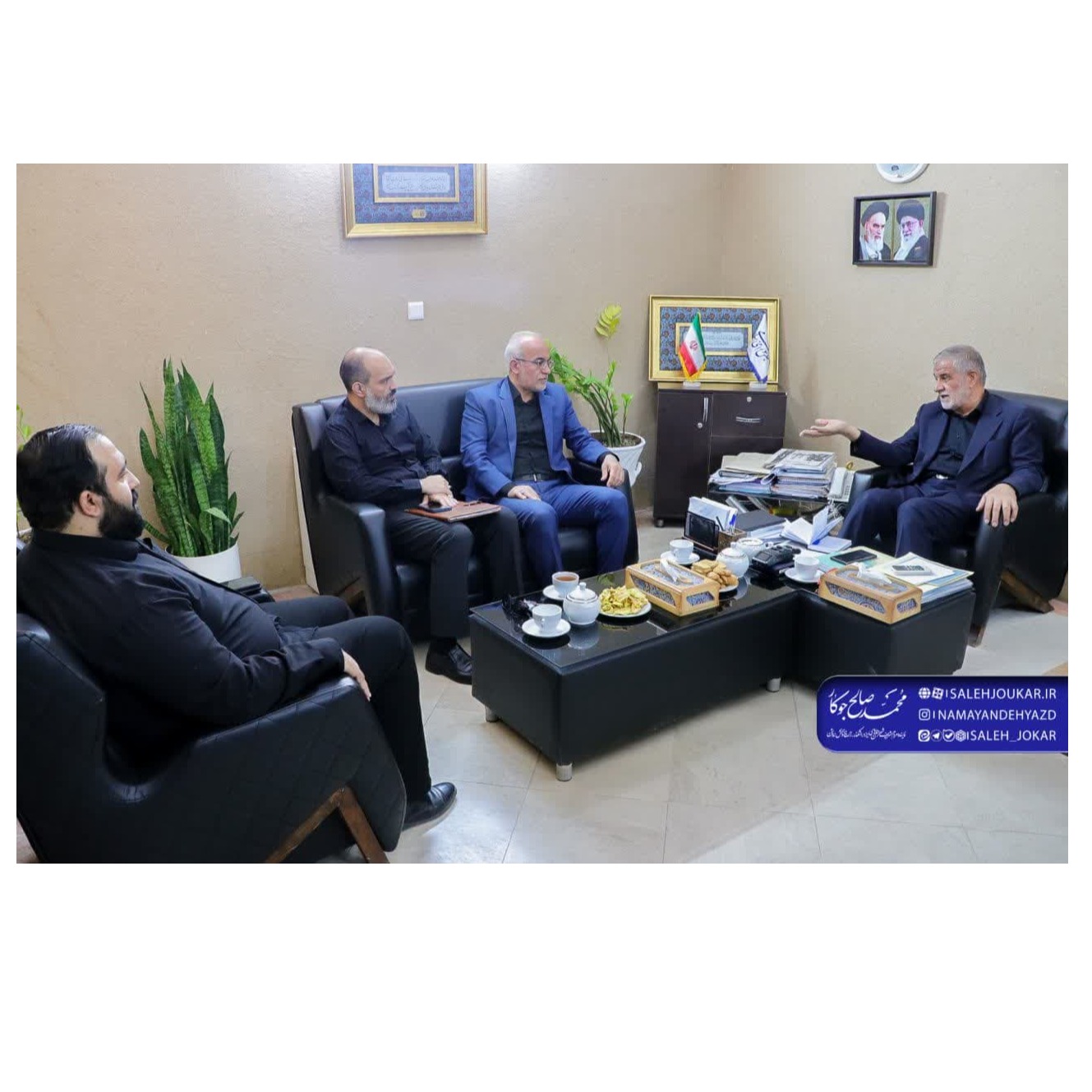 دیدار مدیران شرکت موکب کیمیای برکت با دکتر جوکار