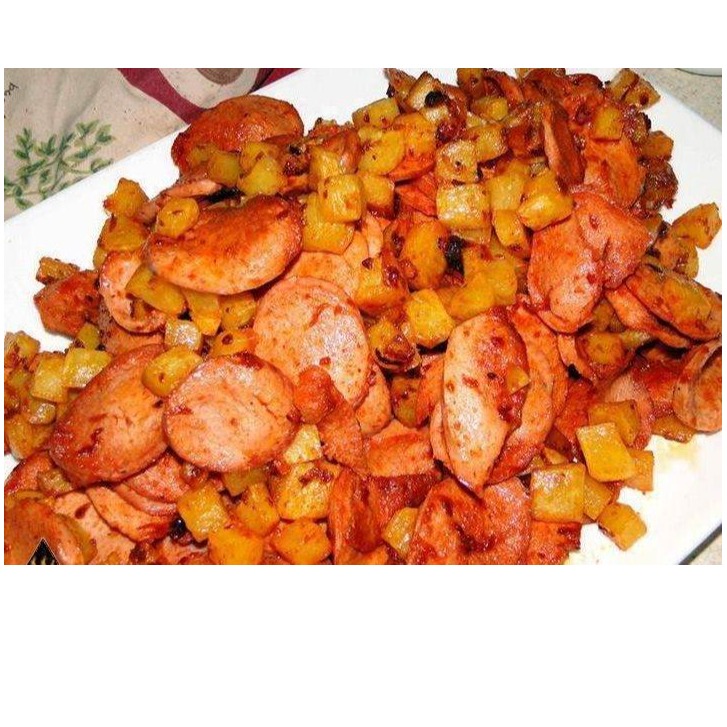 خوراک سوسیس (شام دانشجویی)